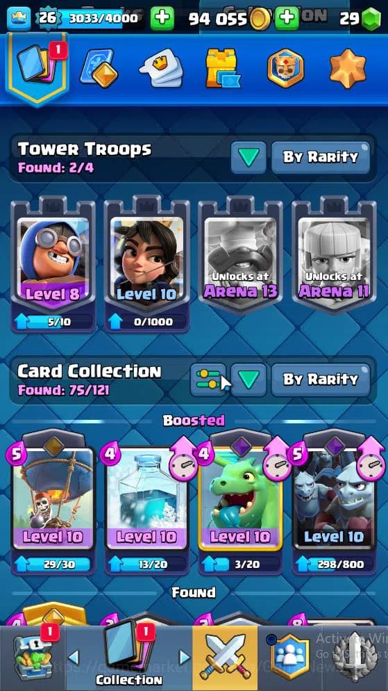 Clash Royale Accounts Lv 26|Trophy 3233|KTL 10|3 WildShard|Limited Skin| image 8