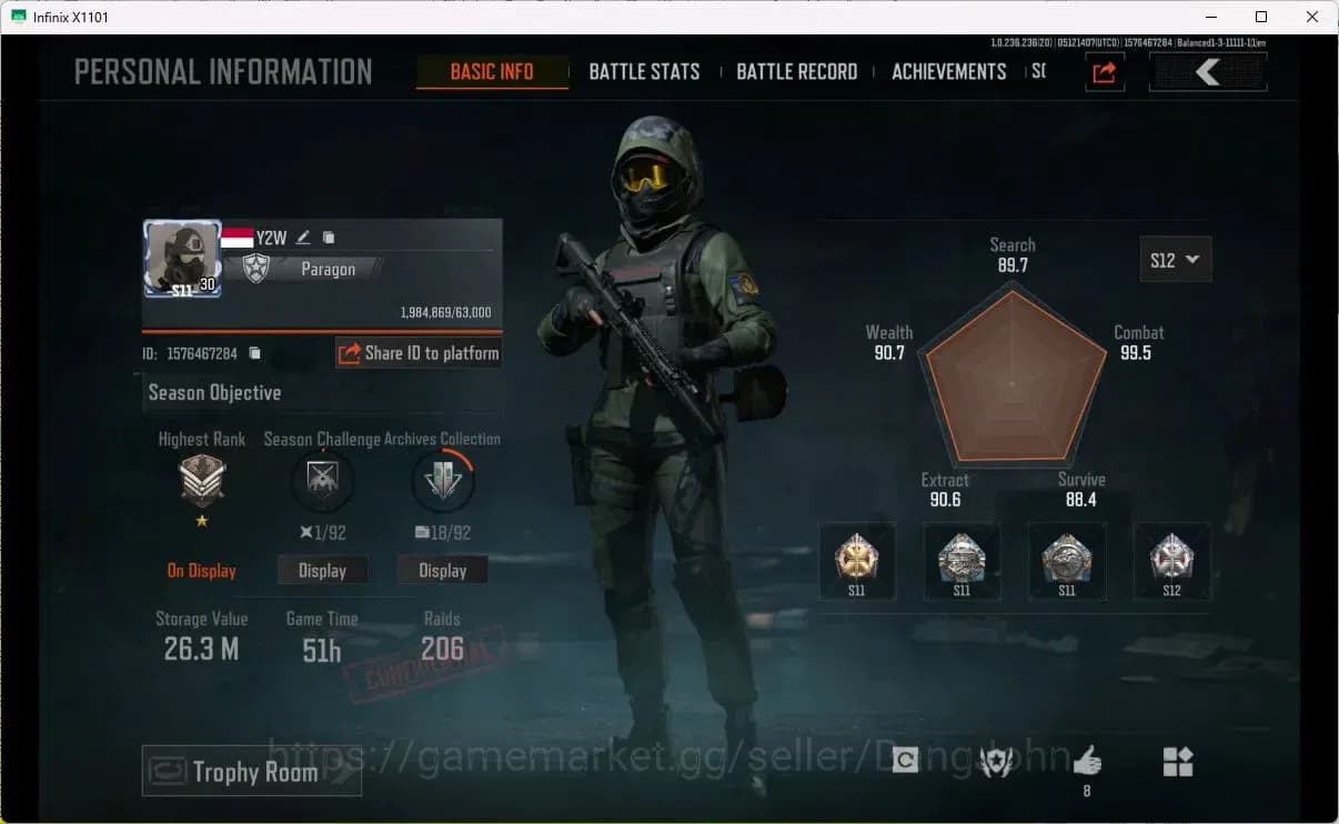 Arena Breakout Accounts MOBILE Lvl 30 |SV 26.3M|CV 17,3M|MORE SKIN,DECREE image 1