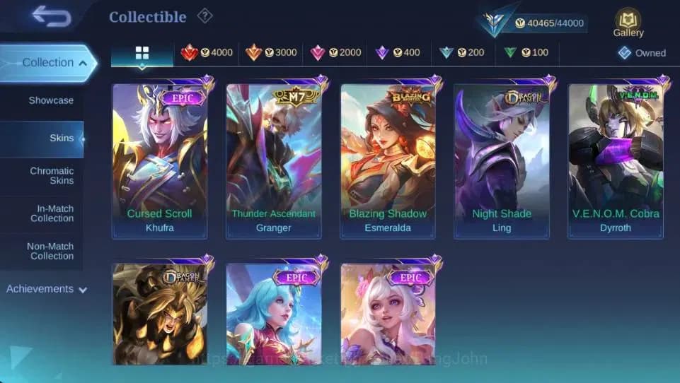Mobile Legends: Bang Bang Accounts Global|Hero 128 Skin 189|Expert|Prime Granger|M7 G image 12