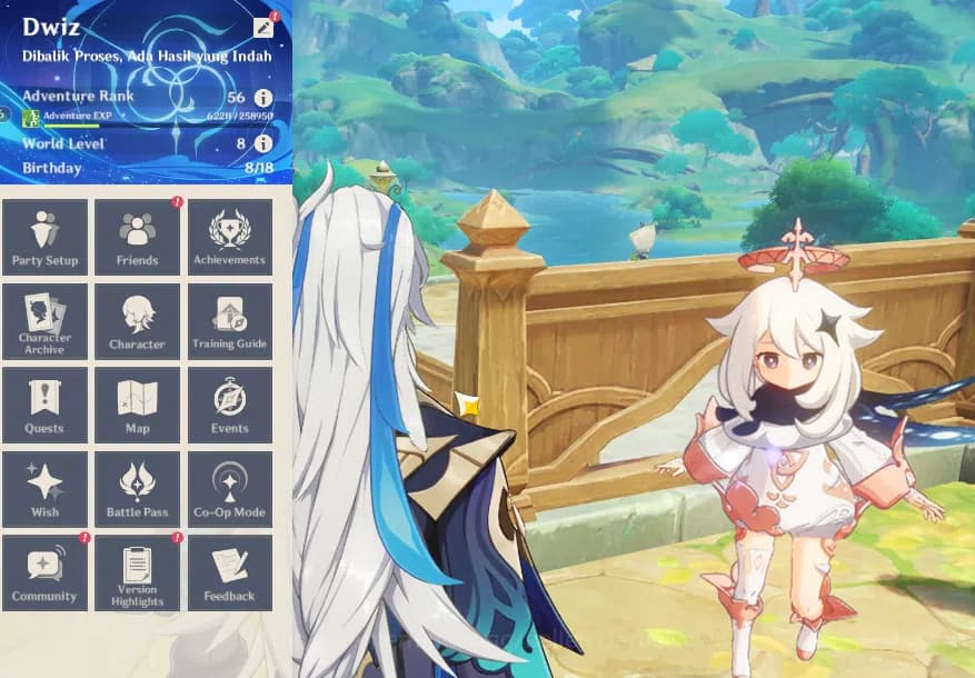 Genshin Impact Accounts ASIA|AR56|3Limited+2(*5Weapon)|Caresa,Arlecchino,N image 1