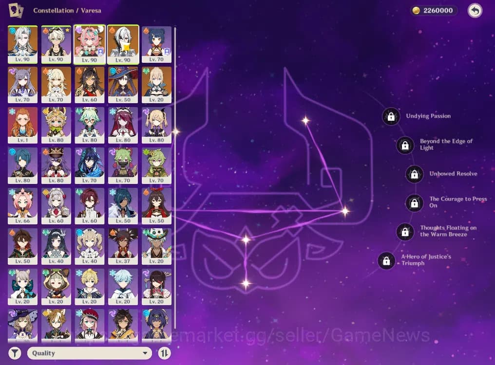 Genshin Impact Accounts ASIA|AR56|3Limited+2(*5Weapon)|Caresa,Arlecchino,N image 4