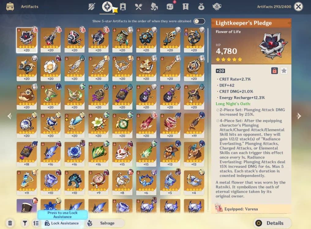 Genshin Impact Accounts ASIA|AR56|3Limited+2(*5Weapon)|Caresa,Arlecchino,N image 7