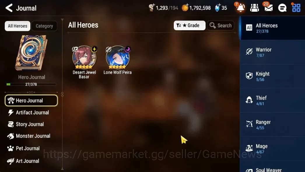 Epic Seven Accounts GLOBAL Unverif|New Era|2 ML (DJ Basar,LW Peira)+Ta image 6
