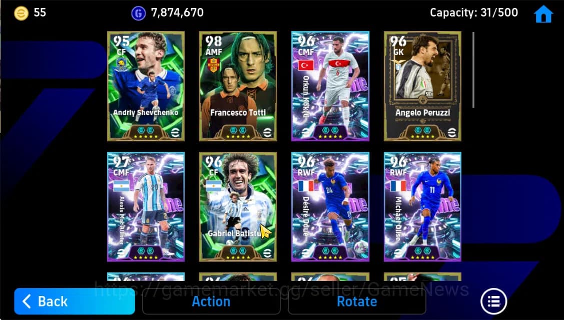 eFootball Accounts Mobile|Bigtime(EdenHazard Momentum Dribbling),Cafu image 5