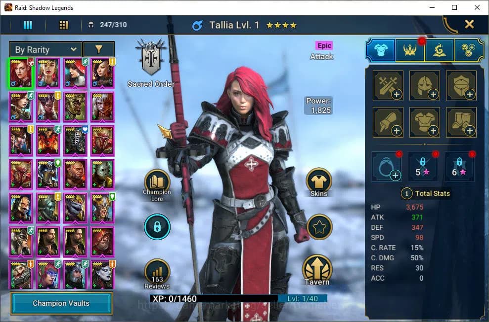 Raid: Shadow Legends Accounts Lv9 892K Power|1 Mythic(Galathir)|24 Legend(Ninja, image 16