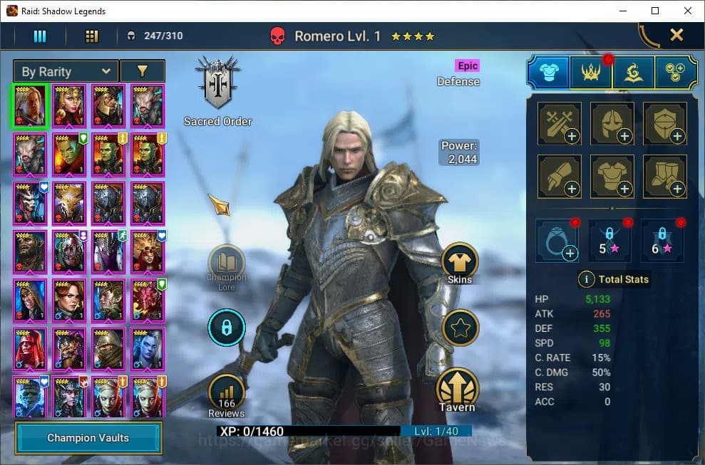 Raid: Shadow Legends Accounts Lv9 892K Power|1 Mythic(Galathir)|24 Legend(Ninja, image 17