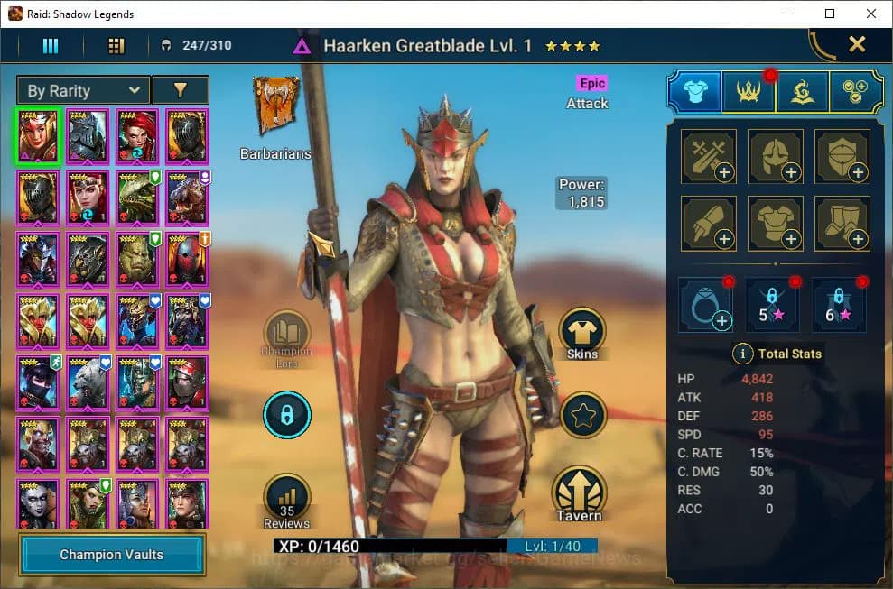 Raid: Shadow Legends Accounts Lv9 892K Power|1 Mythic(Galathir)|24 Legend(Ninja, image 18