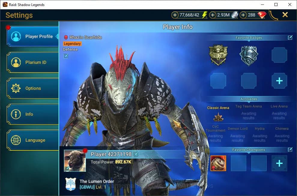 Raid: Shadow Legends Accounts Lv9 892K Power|1 Mythic(Galathir)|24 Legend(Ninja, image 20