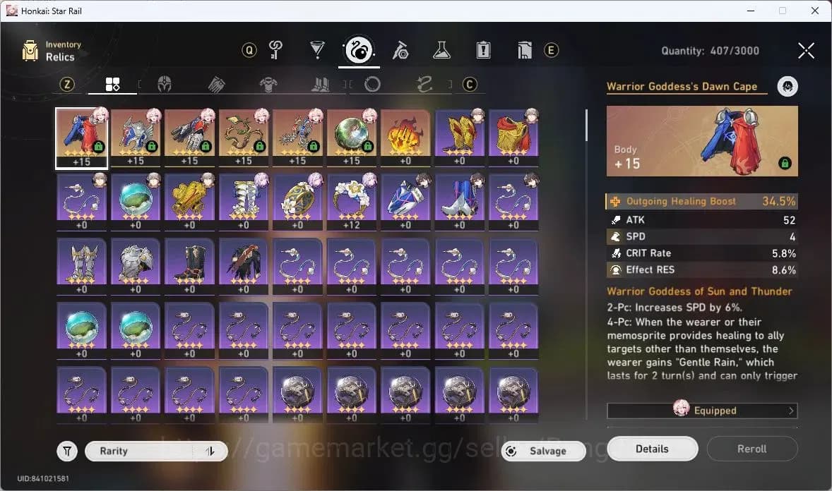 Honkai Star Rail Accounts ASIA | TL38 | Hyacine L50, Ruan Mei L50, Castorice image 12