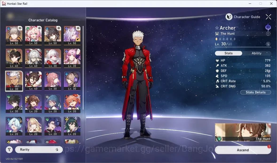 Honkai Star Rail Accounts ASIA | TL38 | Hyacine L50, Ruan Mei L50, Castorice image 7