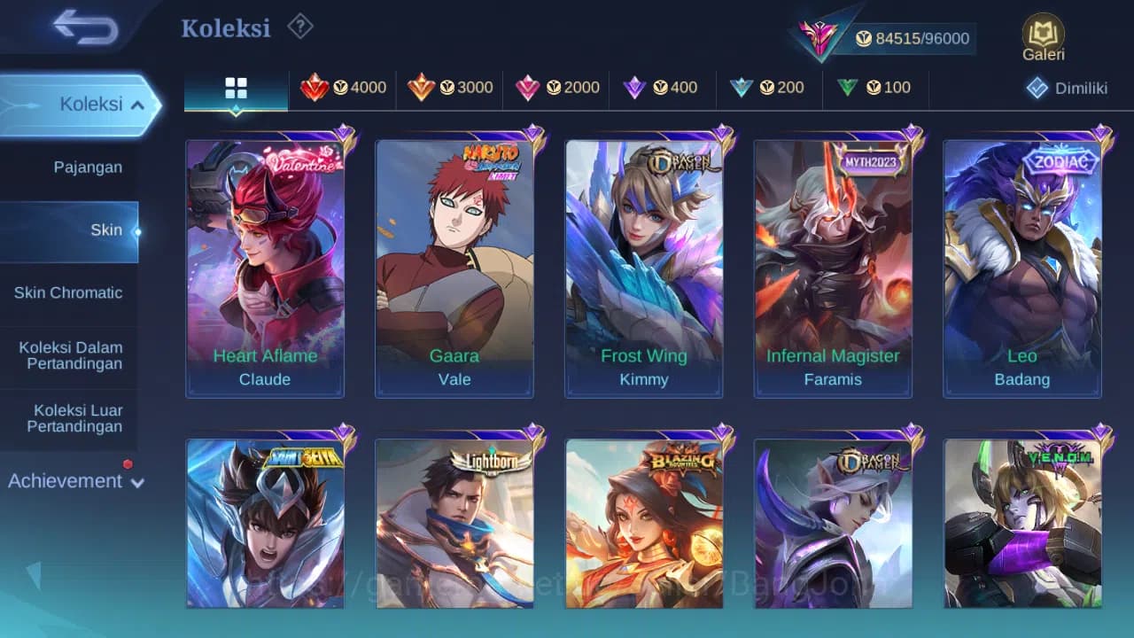 Mobile Legends: Bang Bang Accounts Hero 132 Skin 316 | Legend Franco | Prime Beatrix image 11