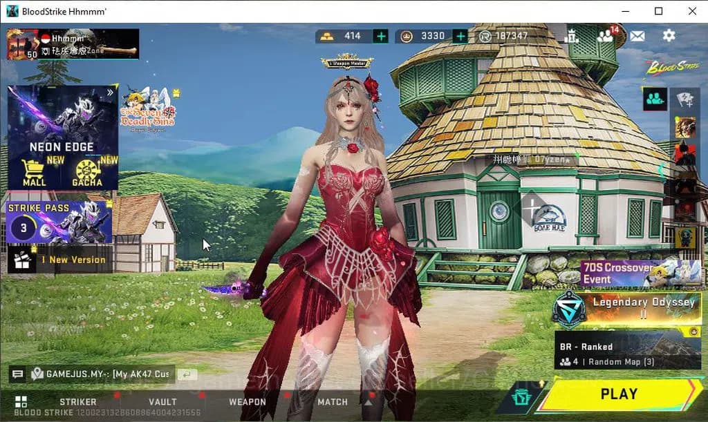 Blood Strike Accounts ASIA|ETERNAL Kala-Requiem|Mele ULTRA Butterfly Kni image 1