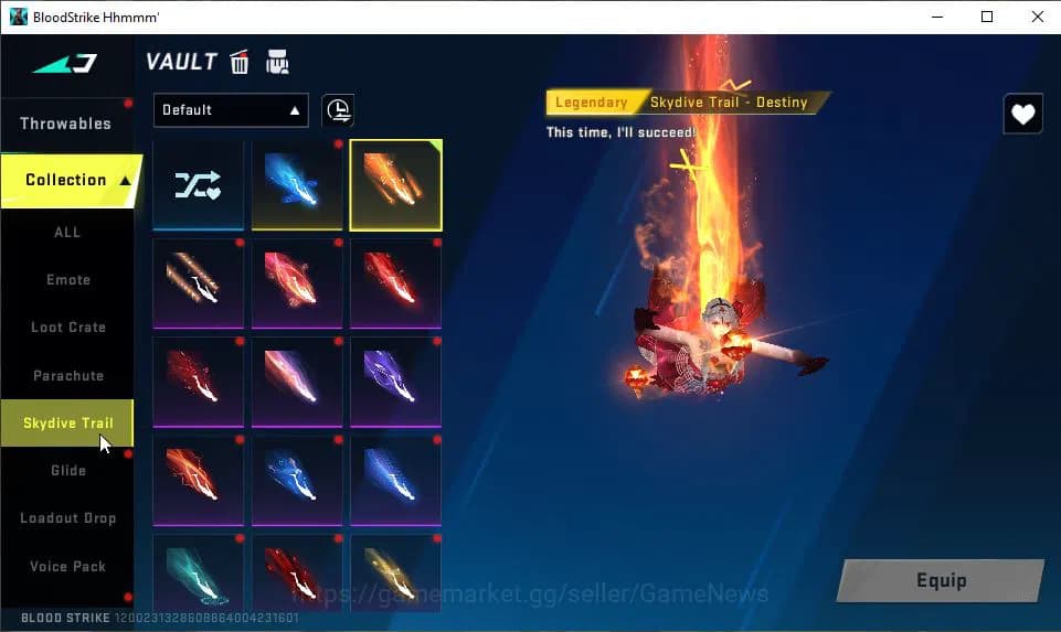 Blood Strike Accounts ASIA|ETERNAL Kala-Requiem|Mele ULTRA Butterfly Kni image 4