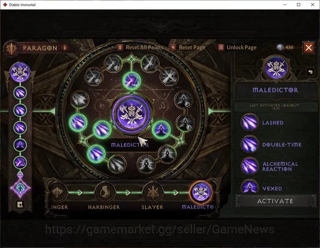 Diablo Immortal Accounts SEA - Verathiel|CS ON|Lv60(716)|Necromancer|CR 40K image 11