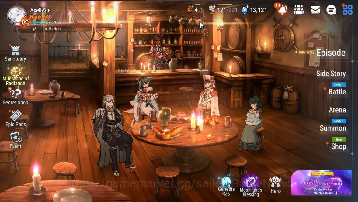 Epic Seven Accounts GLOBAL Unverif|New Era|8 ML(Salome,LOT Scales,NM L image 1