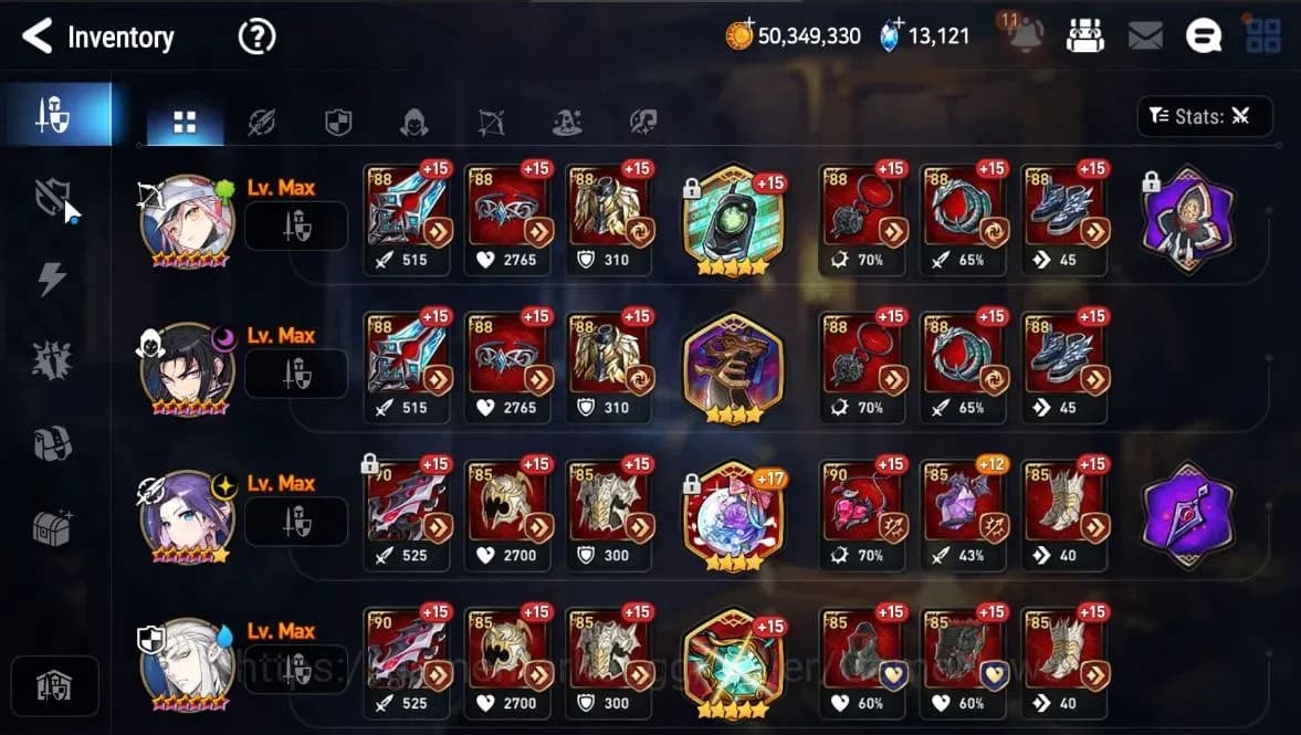 Epic Seven Accounts GLOBAL Unverif|New Era|8 ML(Salome,LOT Scales,NM L image 17