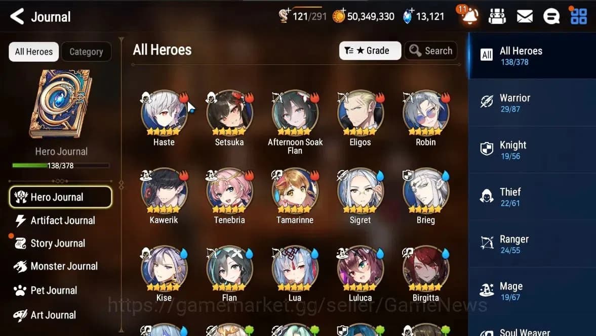 Epic Seven Accounts GLOBAL Unverif|New Era|8 ML(Salome,LOT Scales,NM L image 5