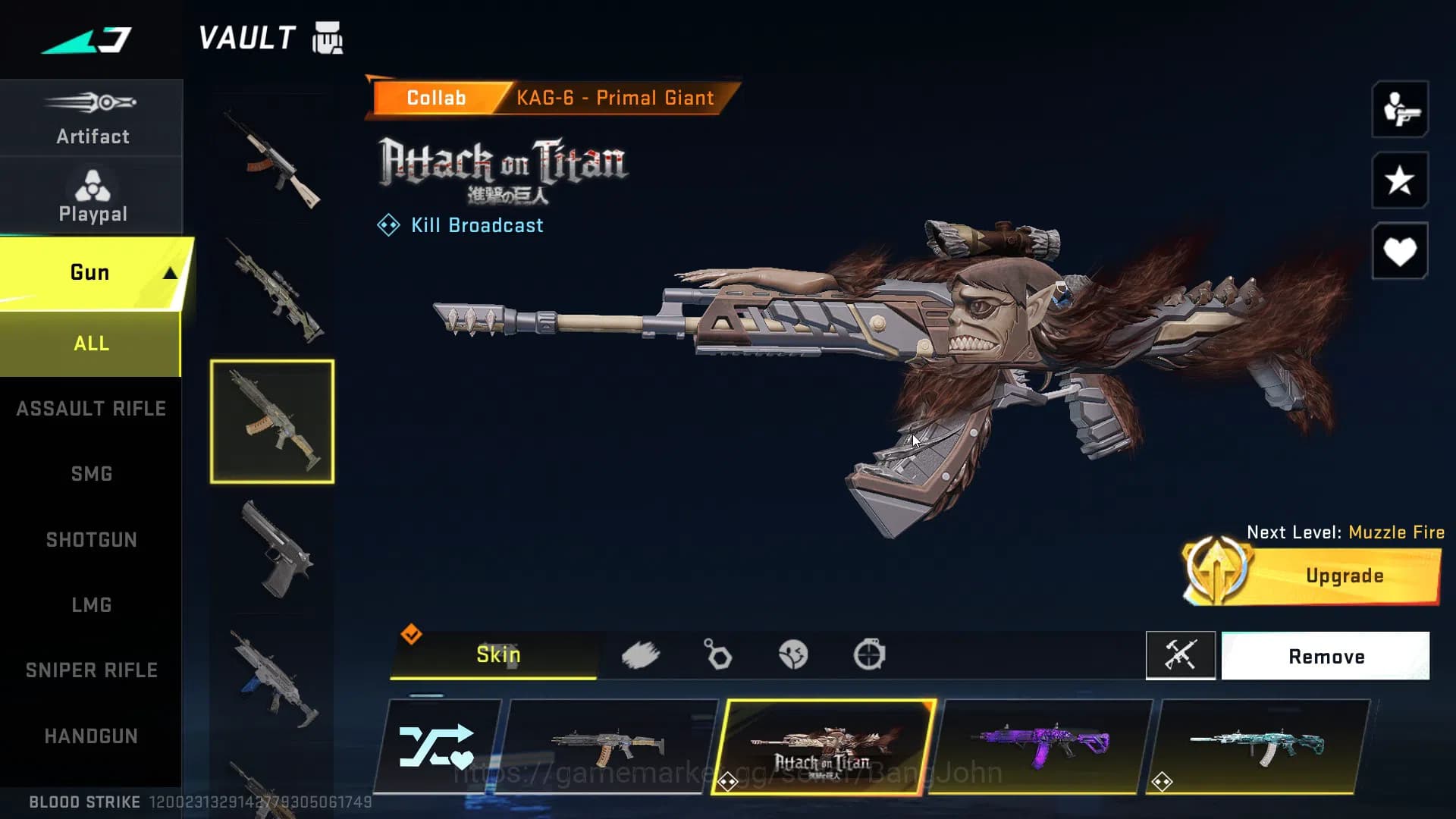 Blood Strike Accounts ASIA |EVOLVED=FAL,KAG-6|COLLAB=KAG-6,MCX|ULTRA=URB image 9