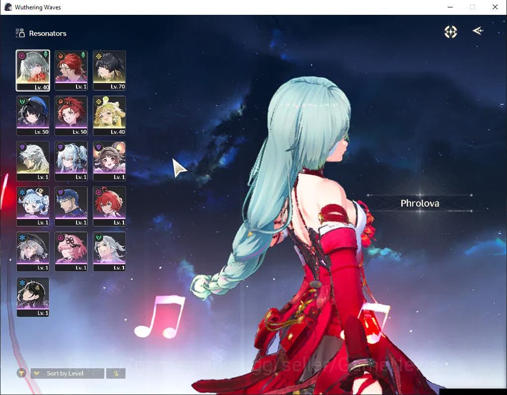 Wuthering Waves Accounts SEA | UL 45 | 1 Limited | Phrolova R3 + Sign | MC image 15