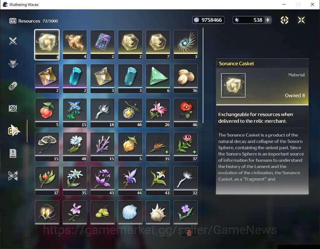 Wuthering Waves Accounts SEA | UL 45 | 1 Limited | Phrolova R3 + Sign | MC image 9