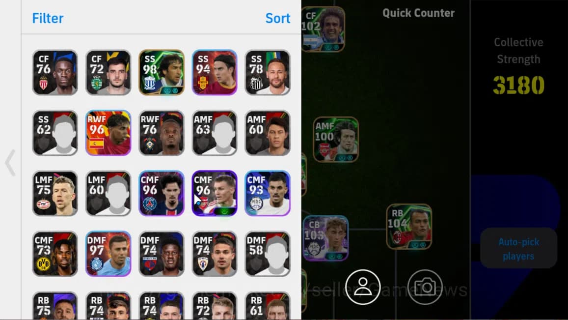 eFootball Accounts Mobile|Johan Cruyff(MomentumDribbling),Neymar Jr(B image 2