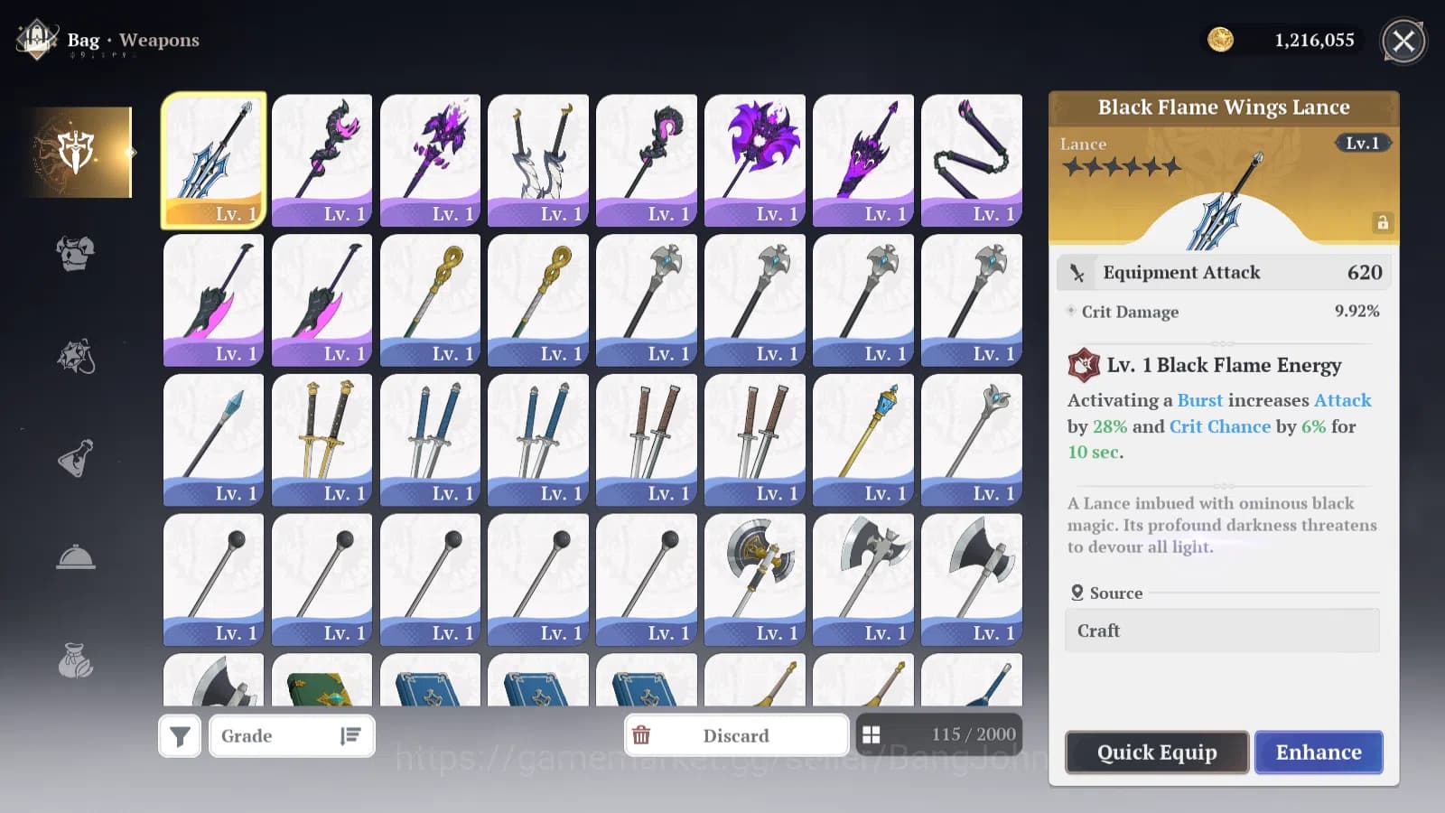 The Seven Deadly Sins: Origin Accounts EUROPE | Fresh Starter Lvl 2 |2 SSR| Escanor, Guil image 3