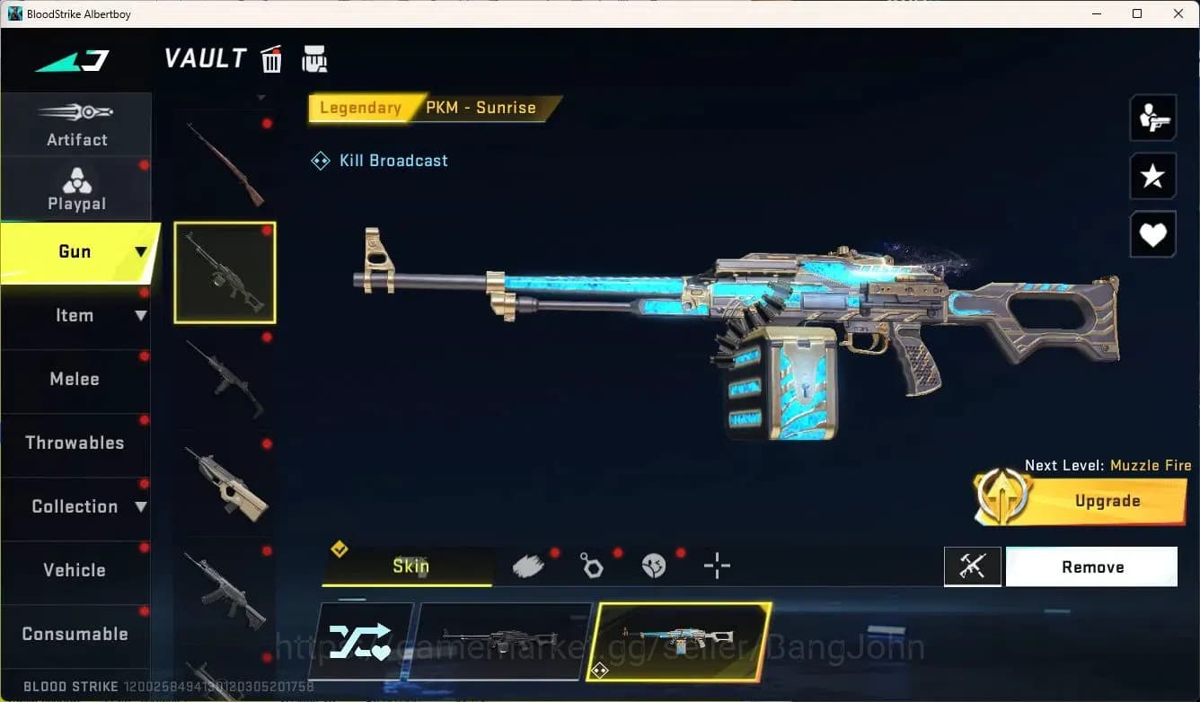 Blood Strike Accounts ASIA | Eternal Desert Eagle-Scorpius Lv1|2 7DS Gun image 12