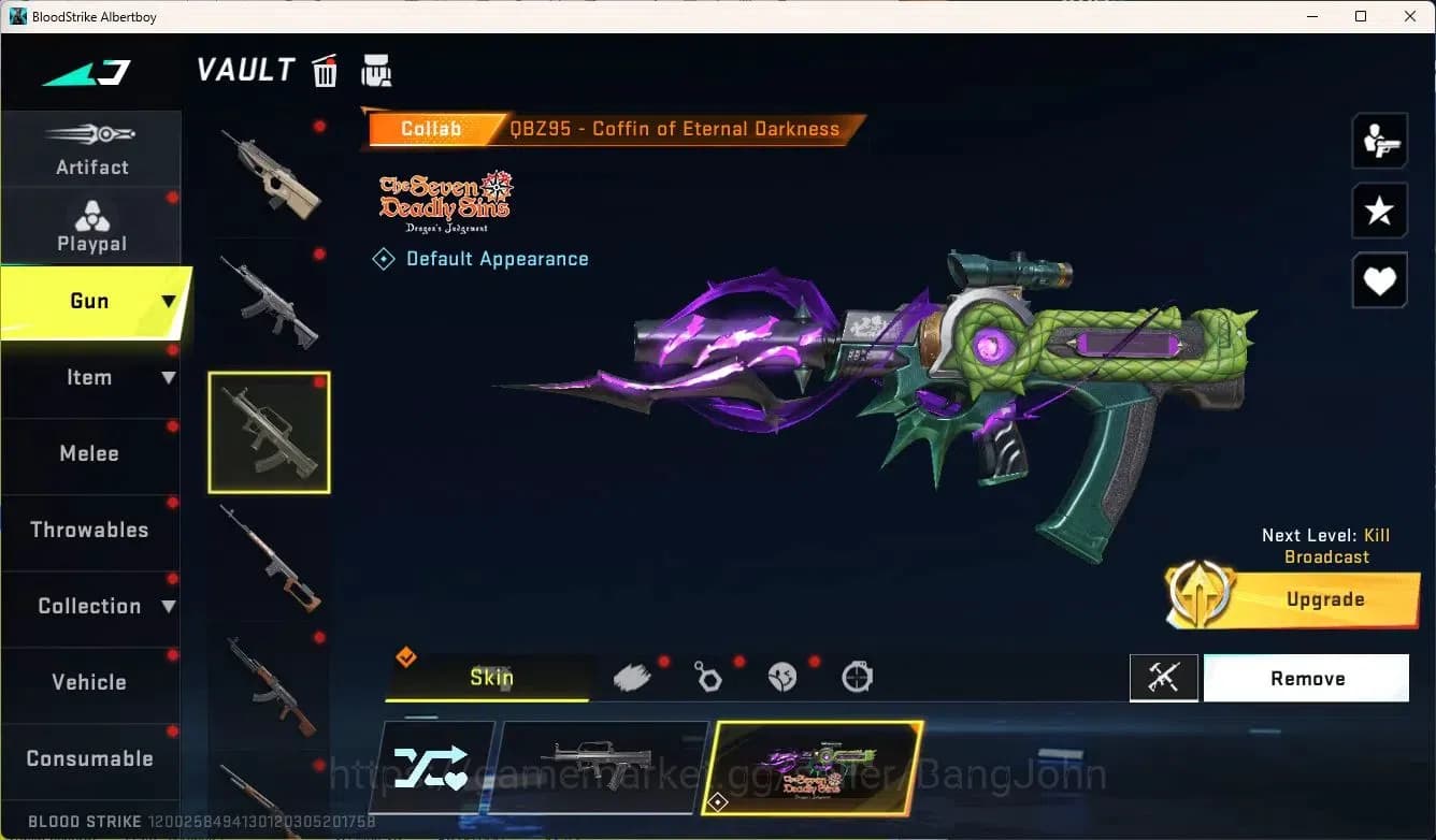 Blood Strike Accounts ASIA | Eternal Desert Eagle-Scorpius Lv1|2 7DS Gun image 14