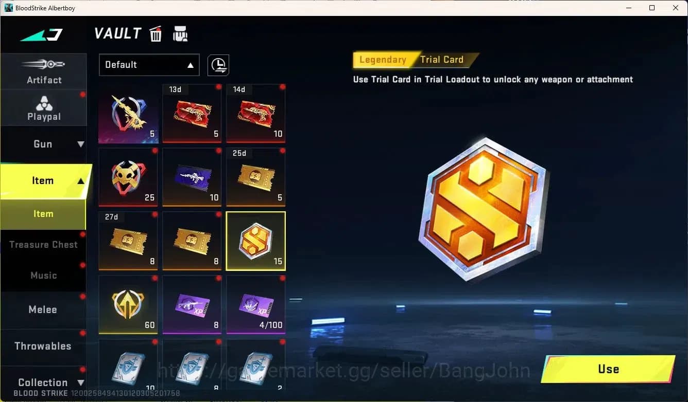 Blood Strike Accounts ASIA | Eternal Desert Eagle-Scorpius Lv1|2 7DS Gun image 17