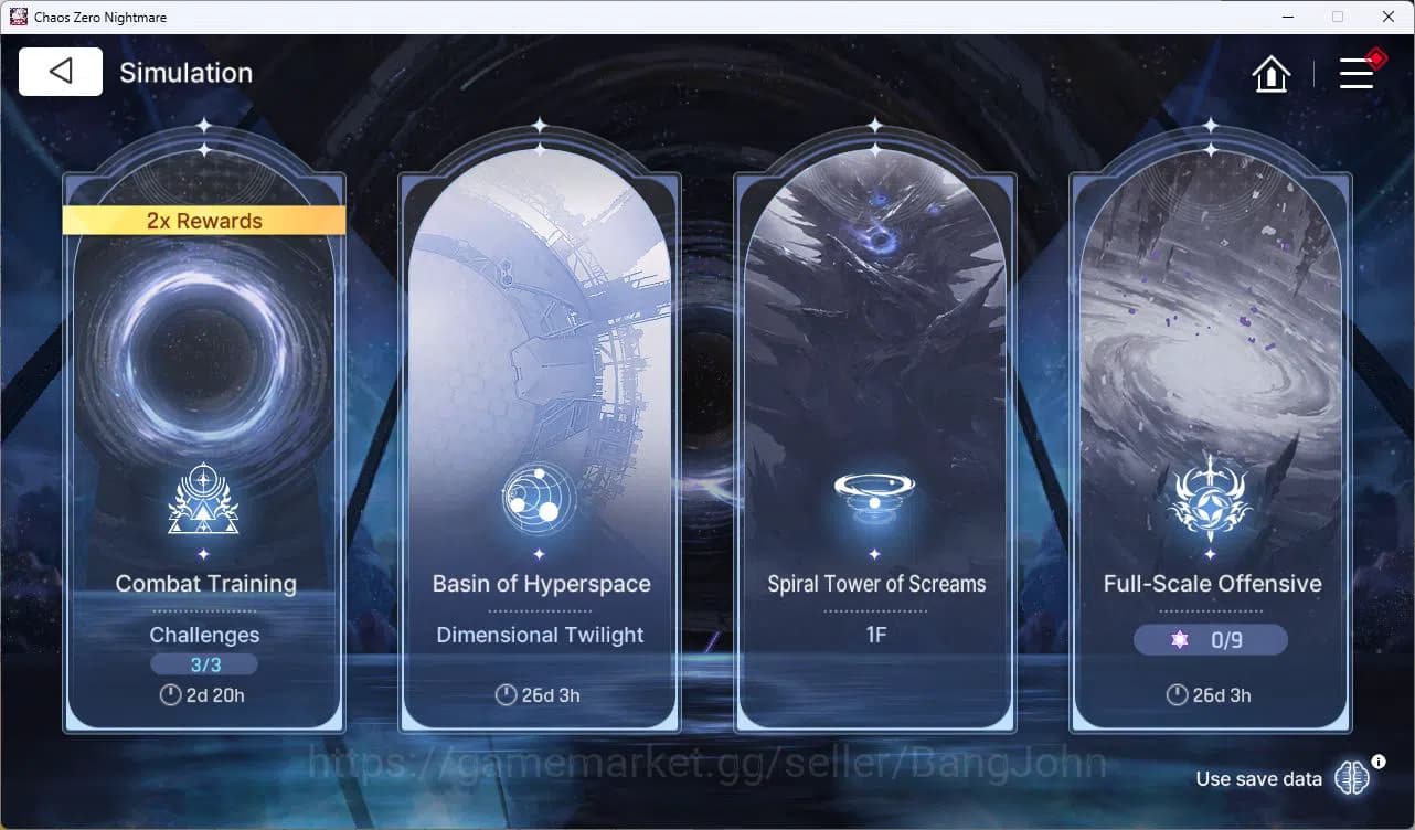 Chaos Zero Nightmare Accounts ASIA LV55 21SSR Serenial+Sign Meilin E2+Sign Haru+ image 4