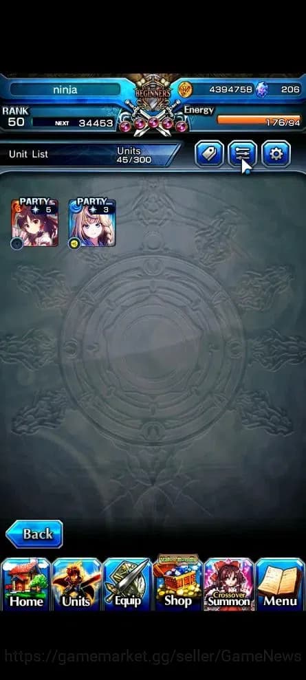 Grand Summoners Accounts Global|Rank 50|206 CC|2 Ascend+1 TW| [Reimu Hakure image 4