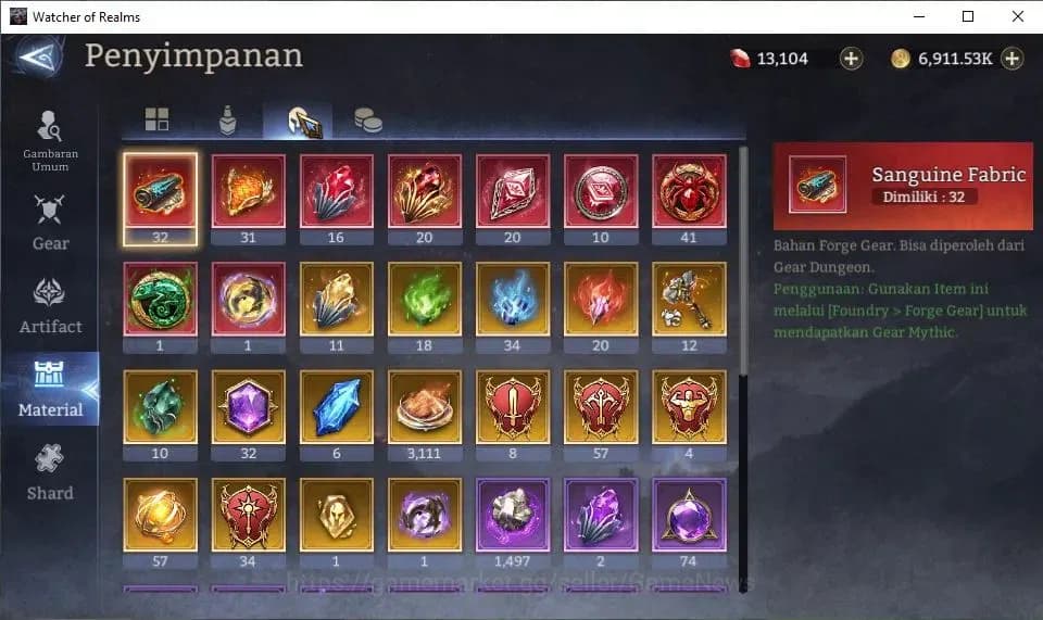 Watcher of Realms Accounts GLOBAL 60x|Lv 45|1,2M Power|13K Gems+32 AS|1 Lord[ image 15