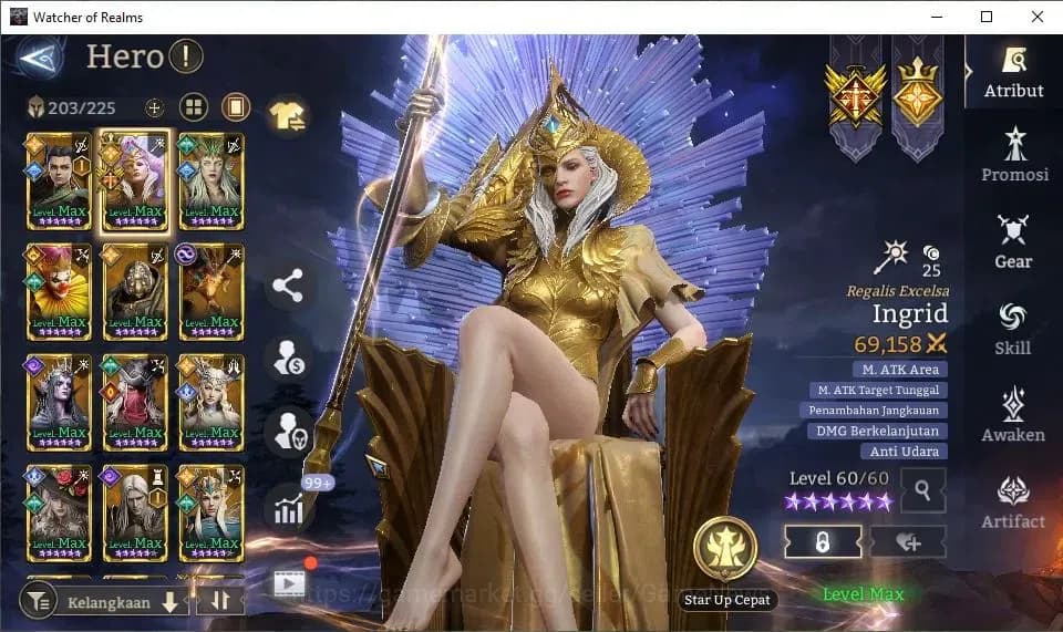 Watcher of Realms Accounts GLOBAL 60x|Lv 45|1,2M Power|13K Gems+32 AS|1 Lord[ image 9