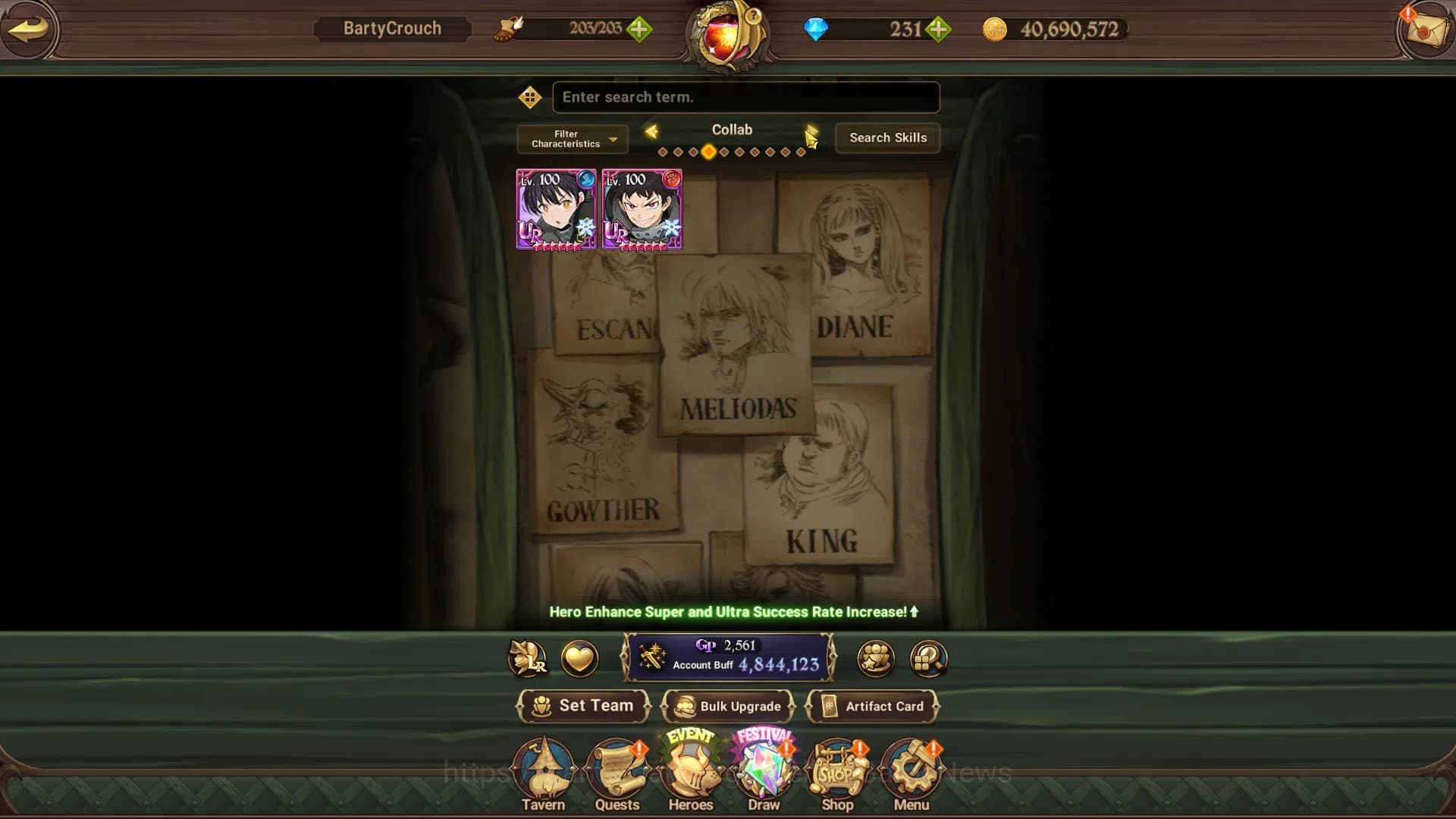 The Seven Deadly Sins: Grand Cross Accounts Global|4,8M CC|231 Dm+141 Ls|2 LR+13 UR+Collab FF| image 5