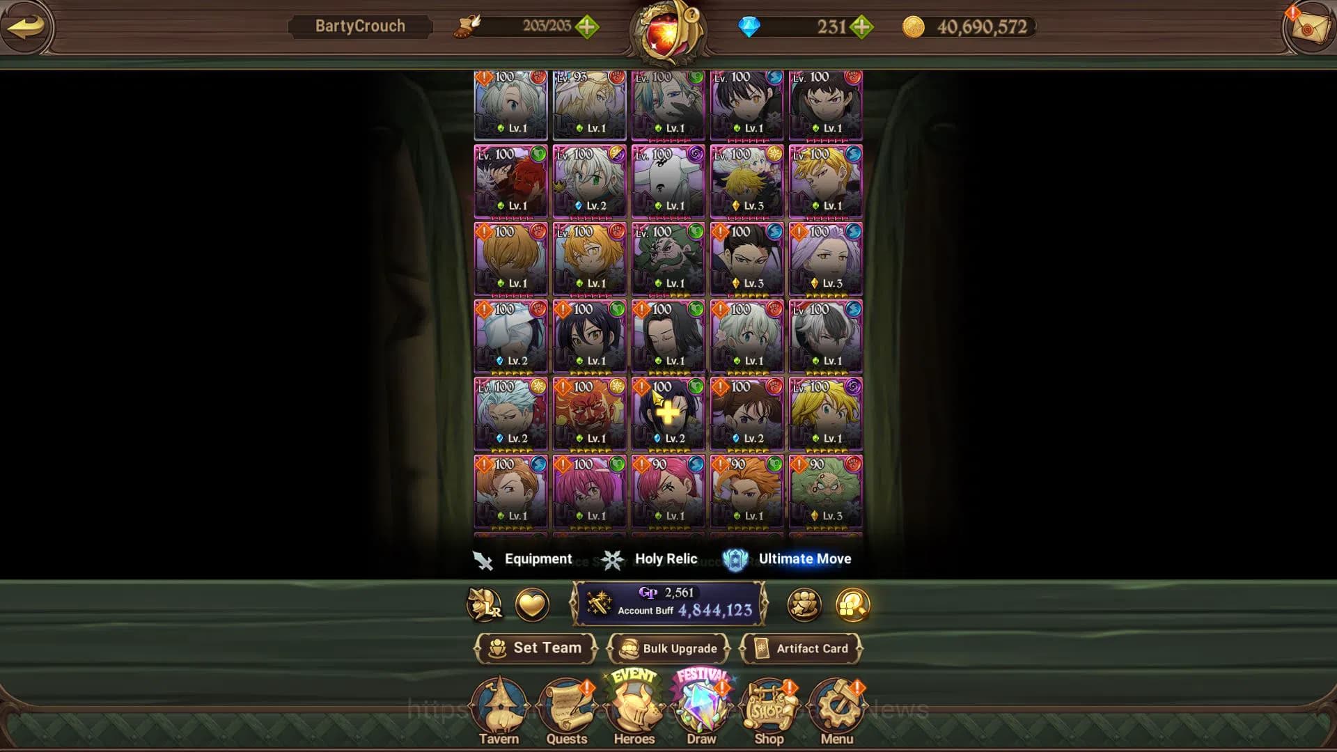 The Seven Deadly Sins: Grand Cross Accounts Global|4,8M CC|231 Dm+141 Ls|2 LR+13 UR+Collab FF| image 6