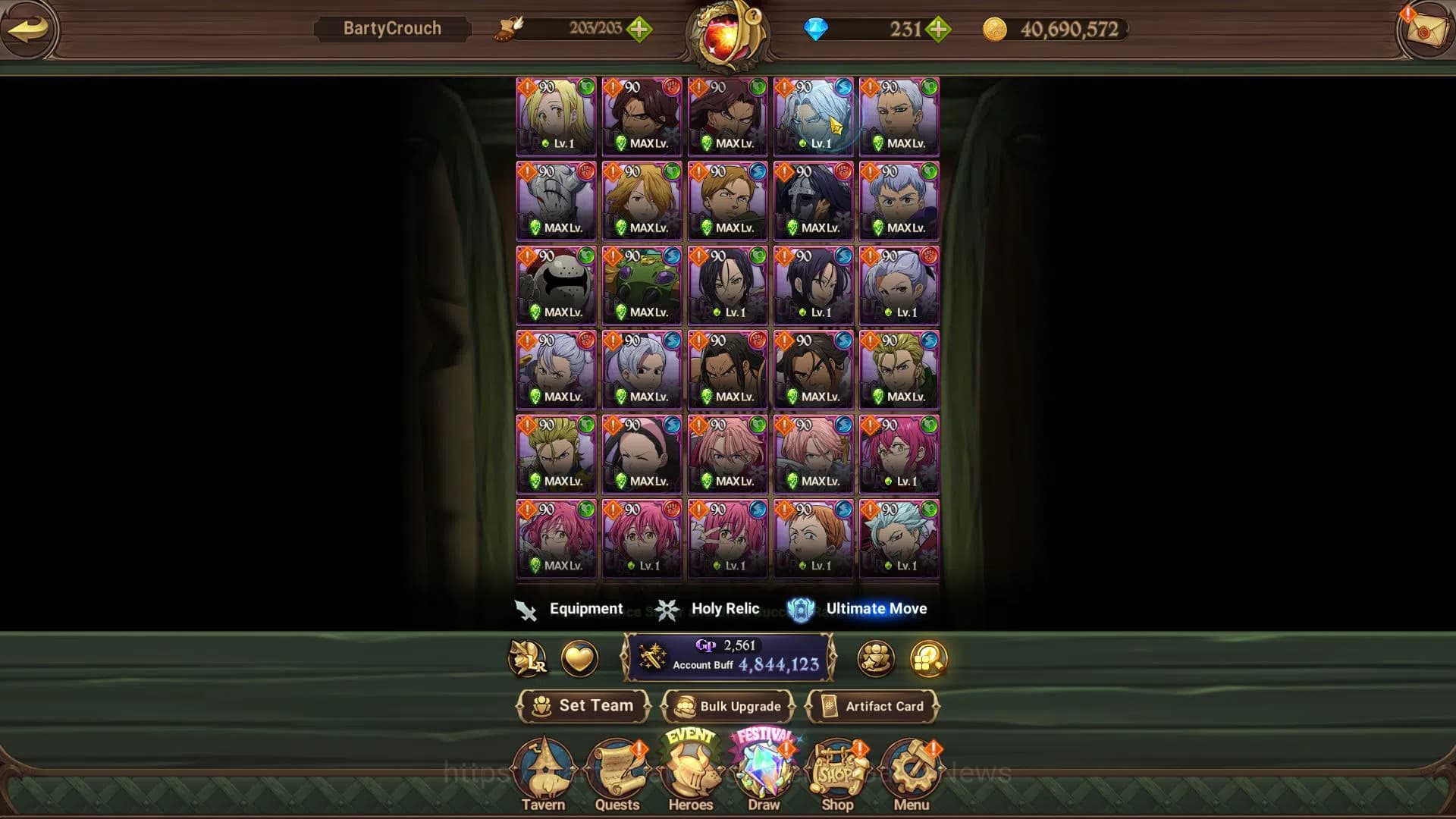 The Seven Deadly Sins: Grand Cross Accounts Global|4,8M CC|231 Dm+141 Ls|2 LR+13 UR+Collab FF| image 9