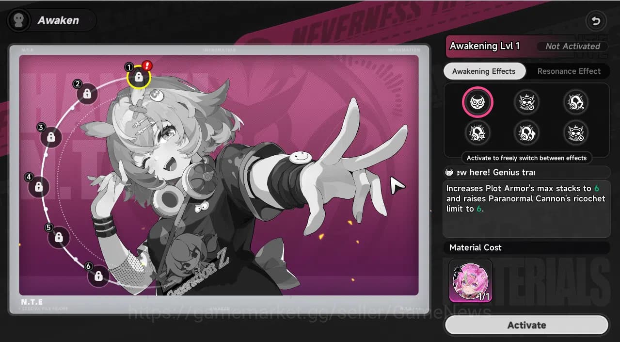 Neverness to Everness Accounts GLOBAL EU|HL3|1 SSR (Nanally)|5 SR (Mint,AdlerA1,H image 4