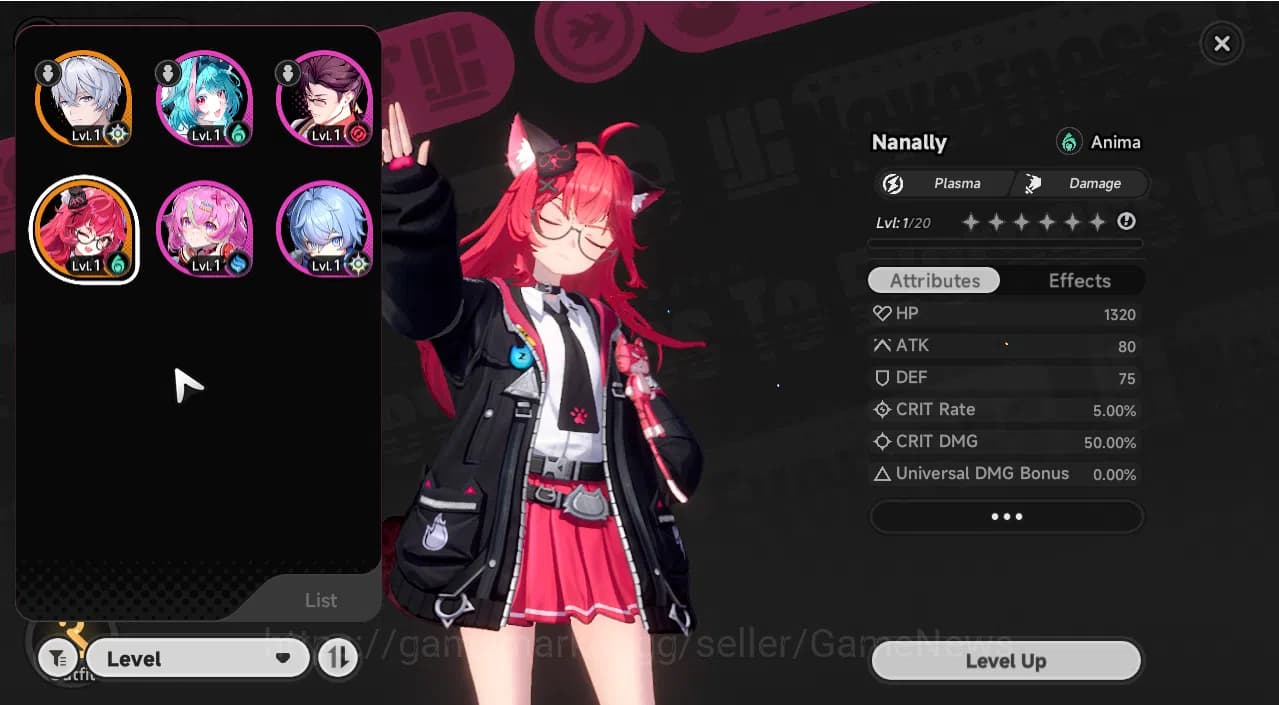 Neverness to Everness Accounts GLOBAL EU|HL3|1 SSR (Nanally)|5 SR (Mint,AdlerA1,H image 5
