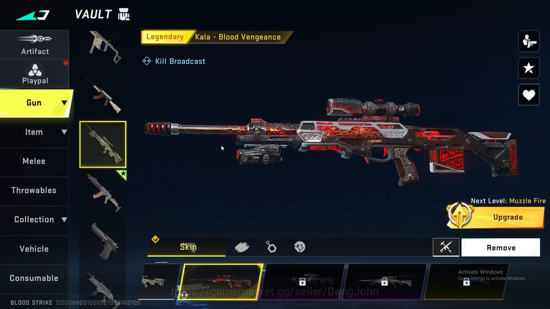 Blood Strike Accounts ASIA| AOT KAG-6 | 7 ULTRA GUN | 11 LEGENDARY GUN | image 7