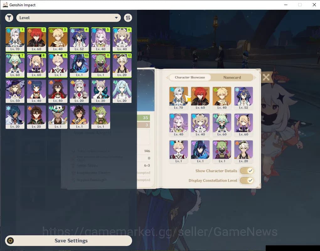 Genshin Impact Accounts ASIA|AR 35|1 Limited +1(*5Weapon)|Neuvillate+Sign| image 1