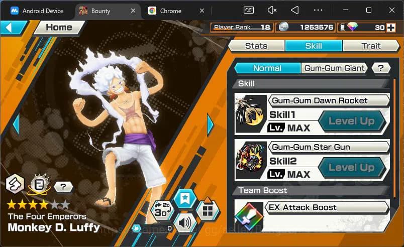 One Piece Bounty Rush Accounts GLOBAL|PR 18|4 EX|T5E Nusjuro,Borsalino,T4E Luffy, image 9