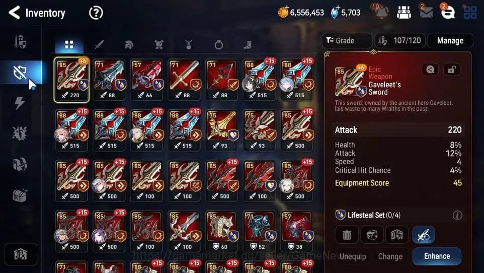 Epic Seven Accounts GLOBAL Unverif|NewEra|9 ML(BArunka,LOTScales,DB Se image 11