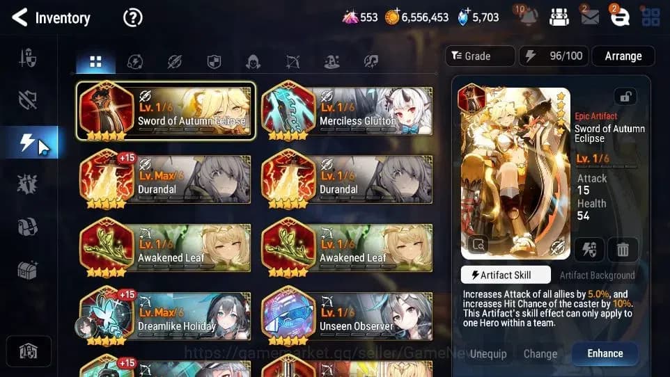Epic Seven Accounts GLOBAL Unverif|NewEra|9 ML(BArunka,LOTScales,DB Se image 12