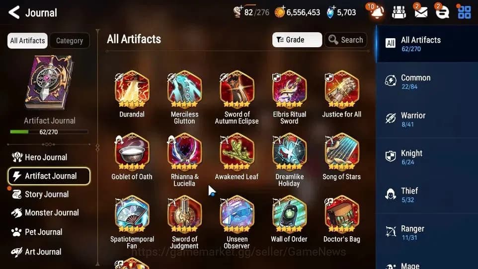 Epic Seven Accounts GLOBAL Unverif|NewEra|9 ML(BArunka,LOTScales,DB Se image 8