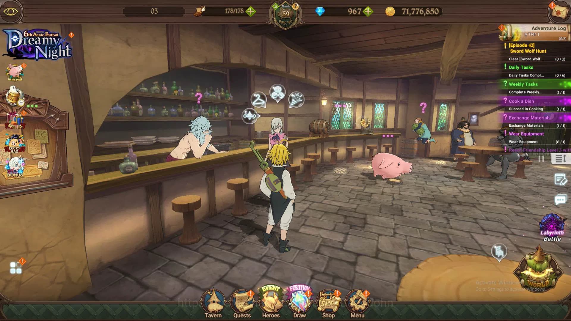 The Seven Deadly Sins: Grand Cross Accounts GLOBAL|620K CC|DM 967|Traitor Meliodas,DKM,Eastin, image 1