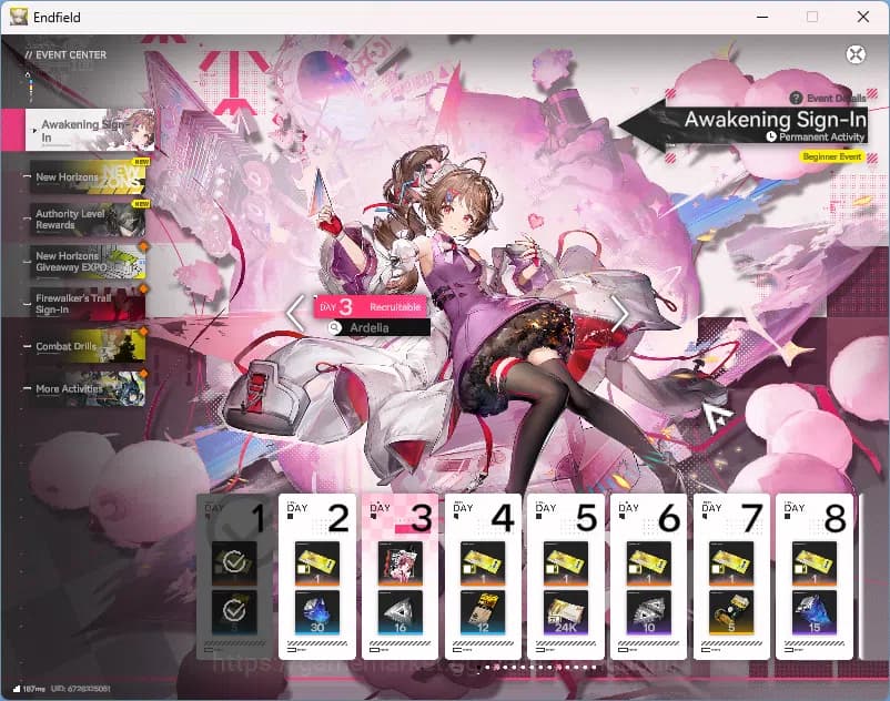 Arknights: Endfield Accounts Starter Fresh | NA/EU | New Horizons On | Day 1 Si image 8