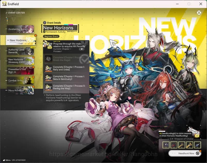 Arknights: Endfield Accounts Starter Fresh | NA/EU | New Horizons On | Day 1 Si image 9