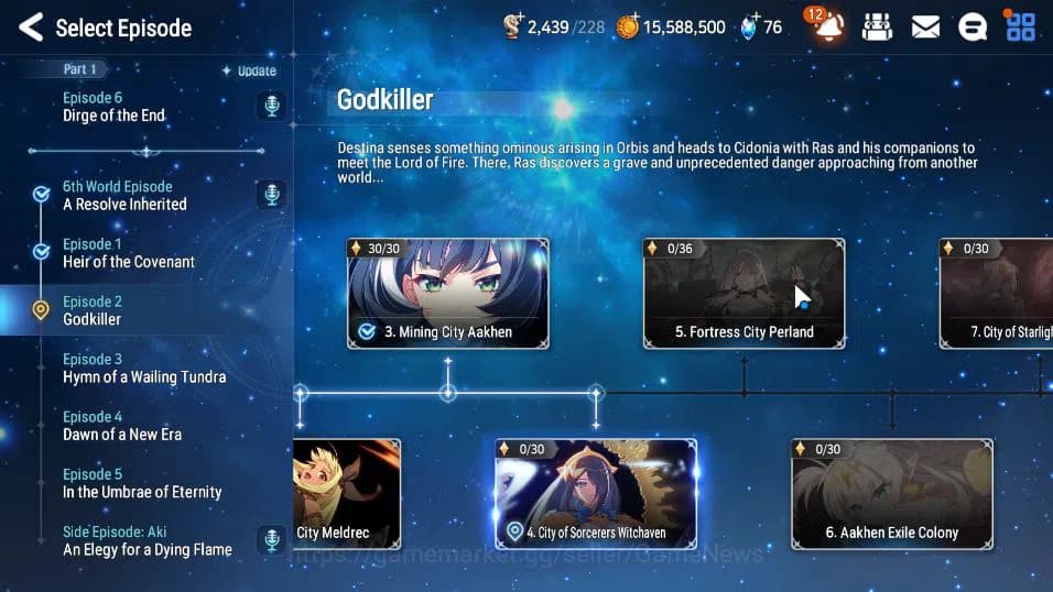 Epic Seven Accounts GLOBAL UNVERIF|New Era|8 ML(Salome,DD Ray,SP Polit image 11