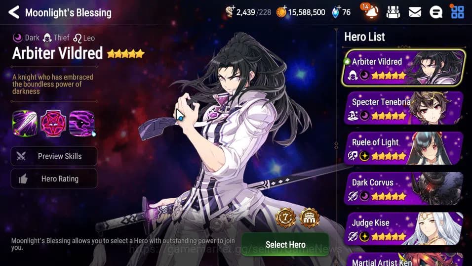 Epic Seven Accounts GLOBAL UNVERIF|New Era|8 ML(Salome,DD Ray,SP Polit image 15