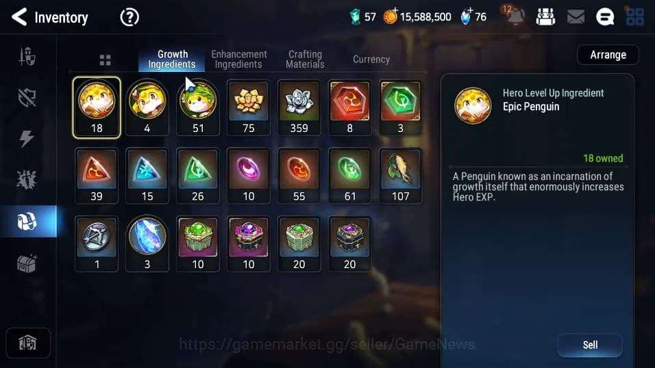 Epic Seven Accounts GLOBAL UNVERIF|New Era|8 ML(Salome,DD Ray,SP Polit image 4